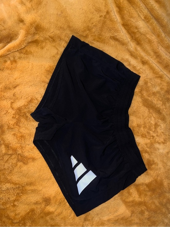 adidas Pants - Women’s Black Adidas Shorts with White Logo